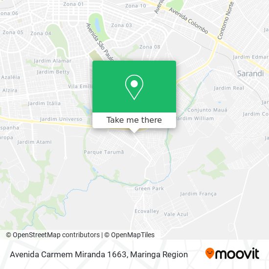 Avenida Carmem Miranda 1663 map