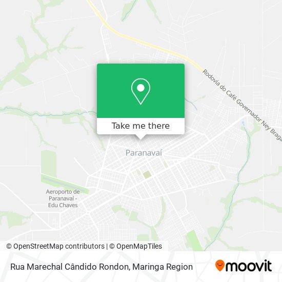 Mapa Rua Marechal Cândido Rondon