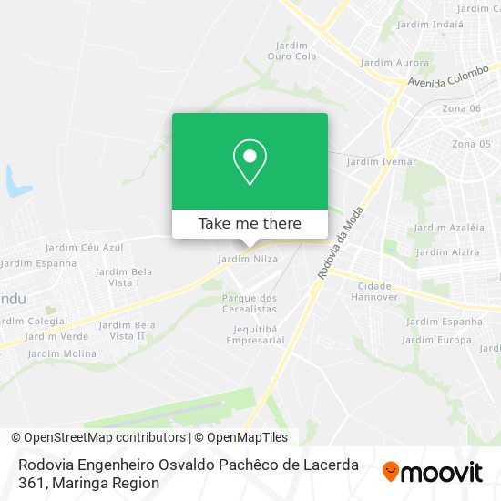 Rodovia Engenheiro Osvaldo Pachêco de Lacerda 361 map