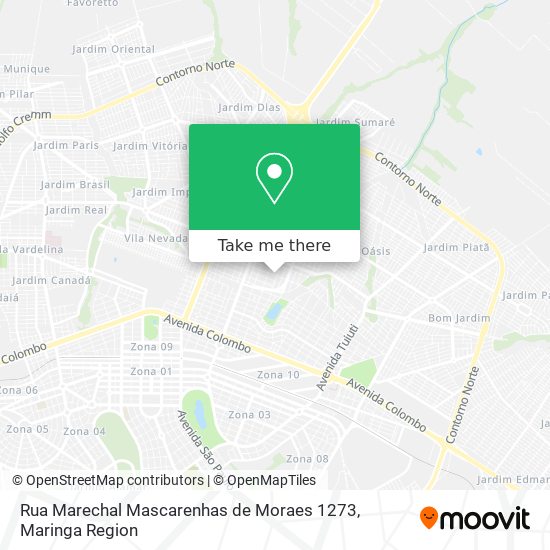 Rua Marechal Mascarenhas de Moraes 1273 map