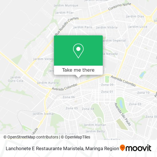 Lanchonete E Restaurante Maristela map