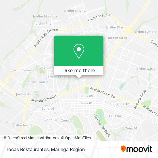 Mapa Tocas Restaurantes