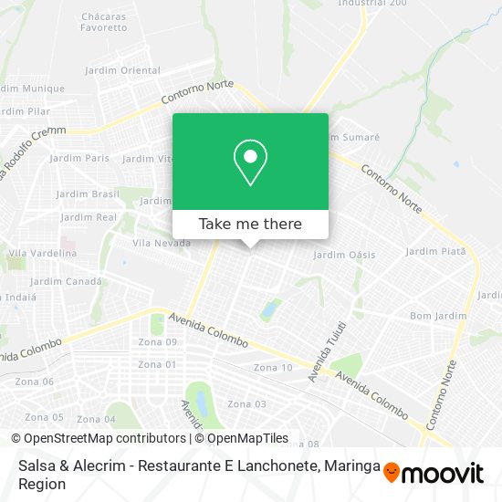 Salsa & Alecrim - Restaurante E Lanchonete map