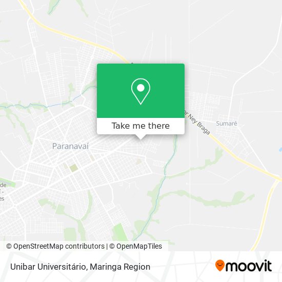Unibar Universitário map