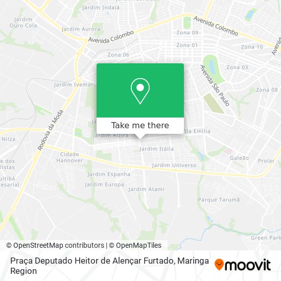 Praça Deputado Heitor de Alençar Furtado map