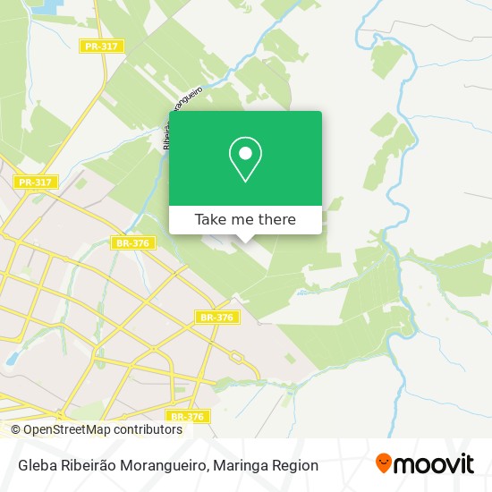 Mapa Gleba Ribeirão Morangueiro