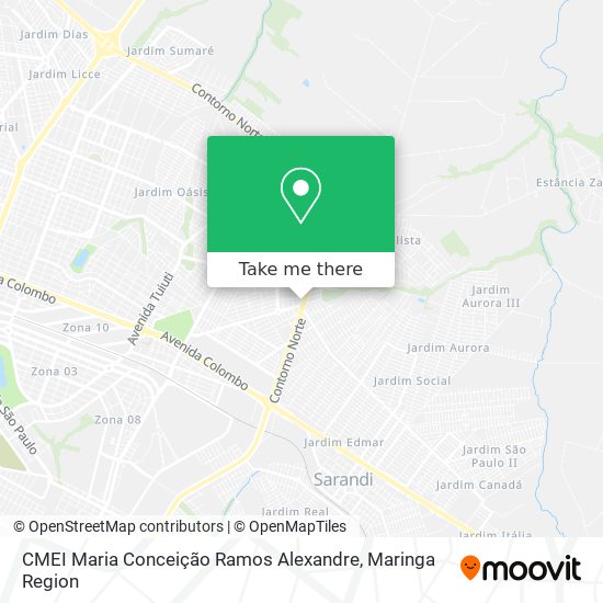 CMEI Maria Conceição Ramos Alexandre map