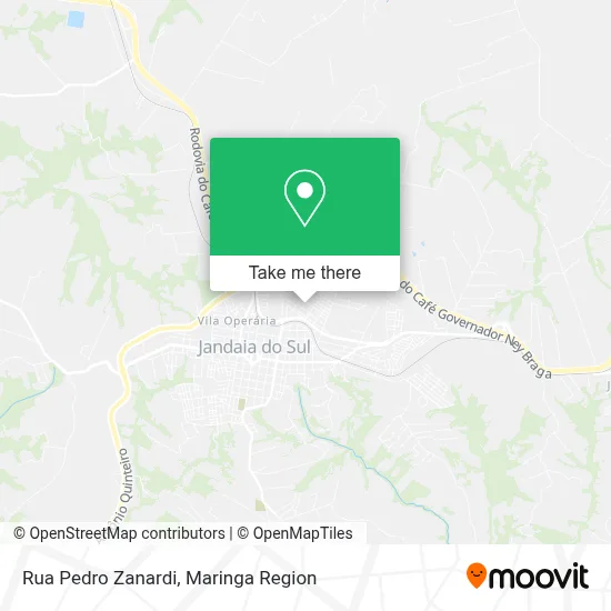 Rua Pedro Zanardi map