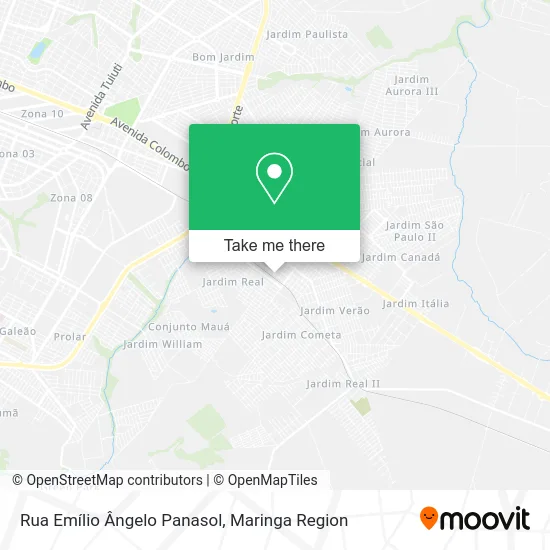 Rua Emílio Ângelo Panasol map