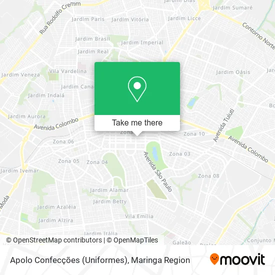 Apolo Confecções (Uniformes) map