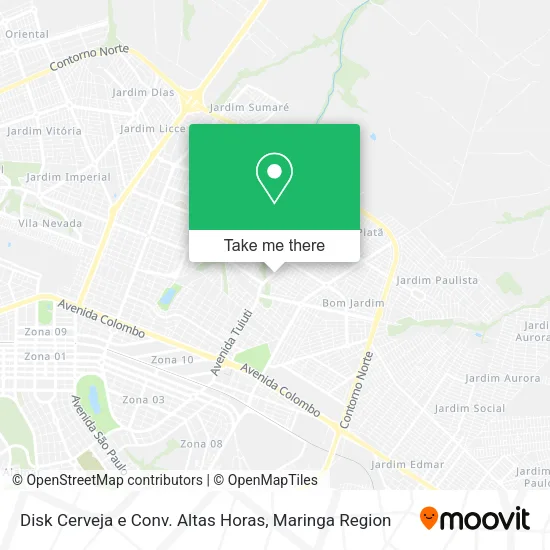 Disk Cerveja e Conv. Altas Horas map