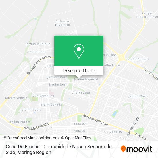 Casa De Emaús - Comunidade Nossa Senhora de Sião map