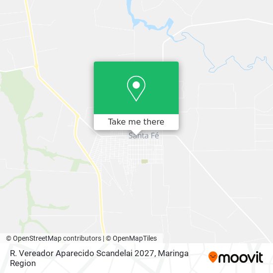 R. Vereador Aparecido Scandelai 2027 map