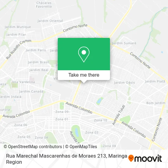 Rua Marechal Mascarenhas de Moraes 213 map
