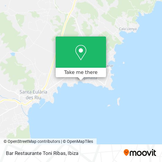 Bar Restaurante Toni Ribas map