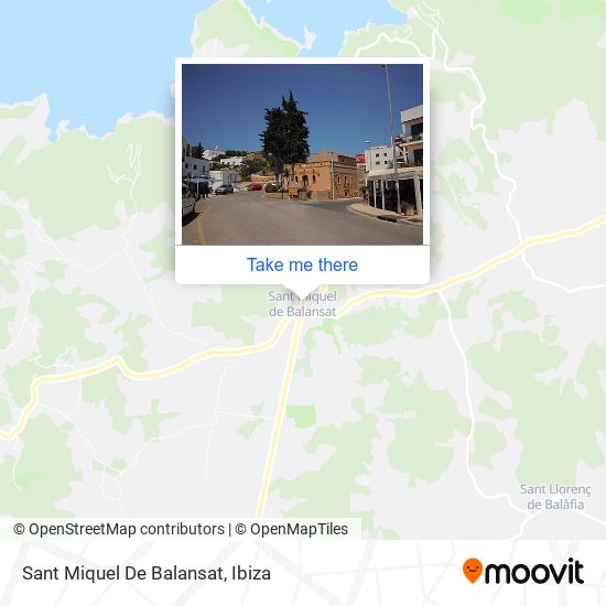 mapa Sant Miquel De Balansat