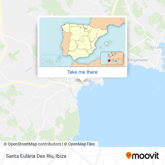 mapa Santa Eulària Des Riu