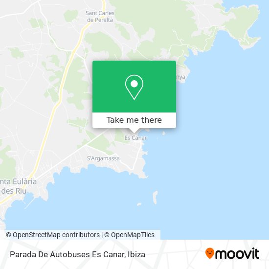 Parada De Autobuses Es Canar map