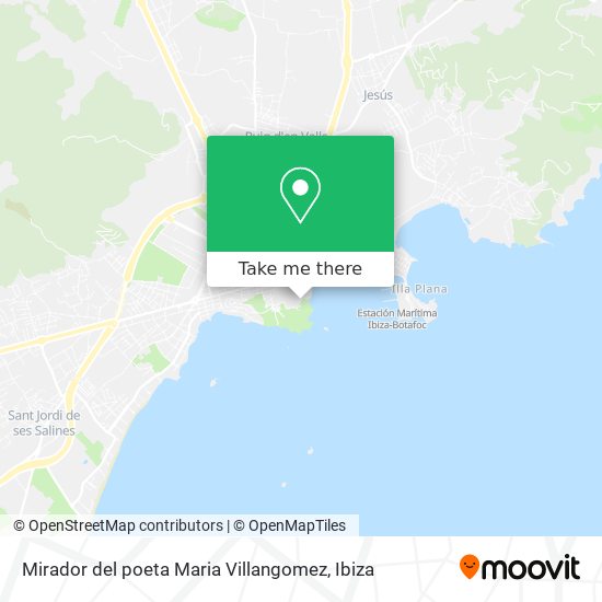 Mirador del poeta Maria Villangomez map