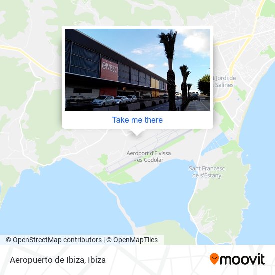 Aeropuerto de Ibiza map