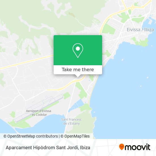 Aparcament Hipòdrom Sant Jordi map