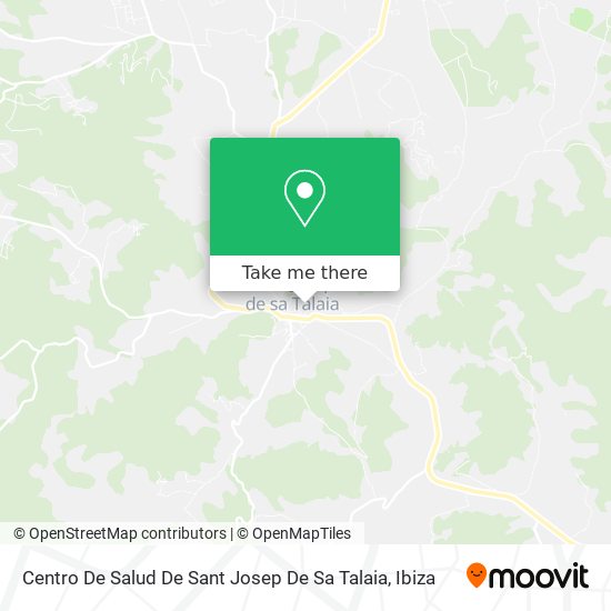 Centro De Salud De Sant Josep De Sa Talaia map