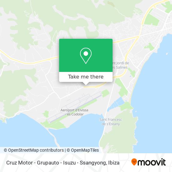 Cruz Motor - Grupauto - Isuzu - Ssangyong map