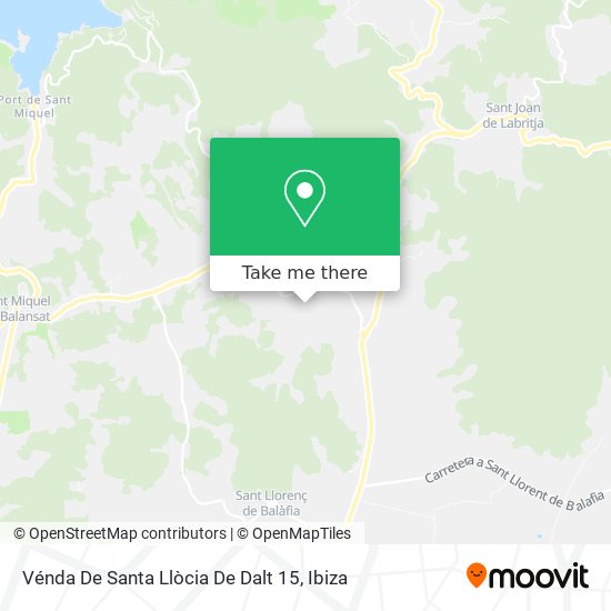 Vénda De Santa Llòcia De Dalt 15 map