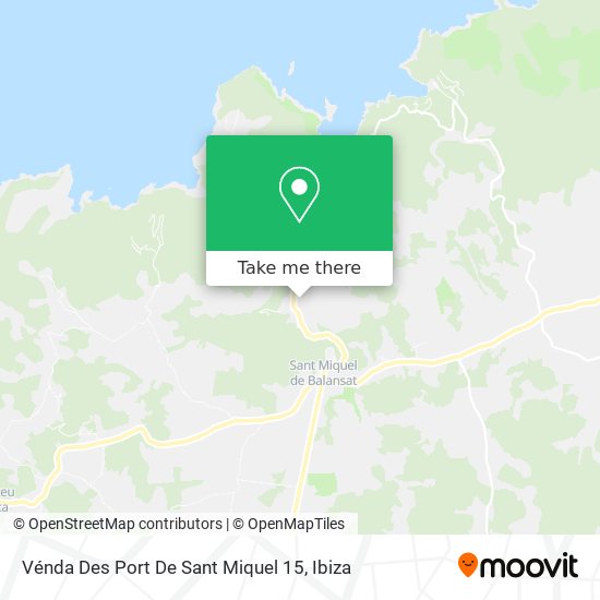 Vénda Des Port De Sant Miquel 15 map
