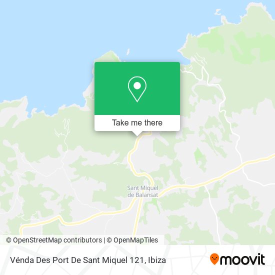 Vénda Des Port De Sant Miquel 121 map