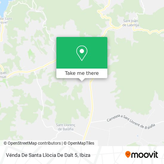 Vénda De Santa Llòcia De Dalt 5 map