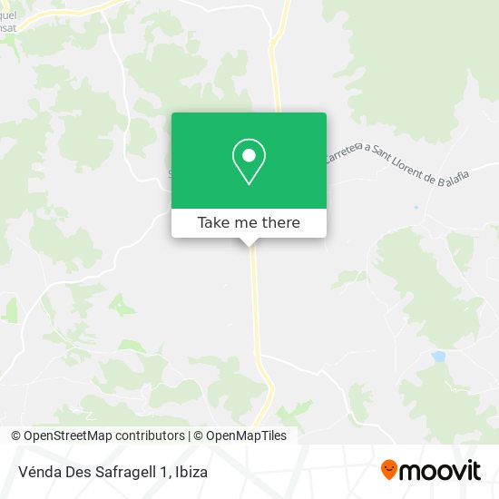 Vénda Des Safragell 1 map