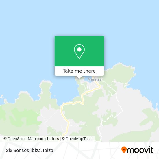 Six Senses Ibiza map