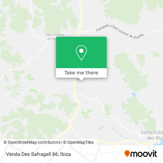 Vénda Des Safragell 86 map