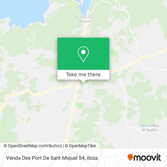 Vénda Des Port De Sant Miquel 54 map
