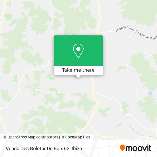 Vénda Des Boletar De Baix 62 map