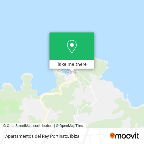 Apartamentos del Rey Portinatx map