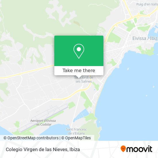 Colegio Virgen de las Nieves map