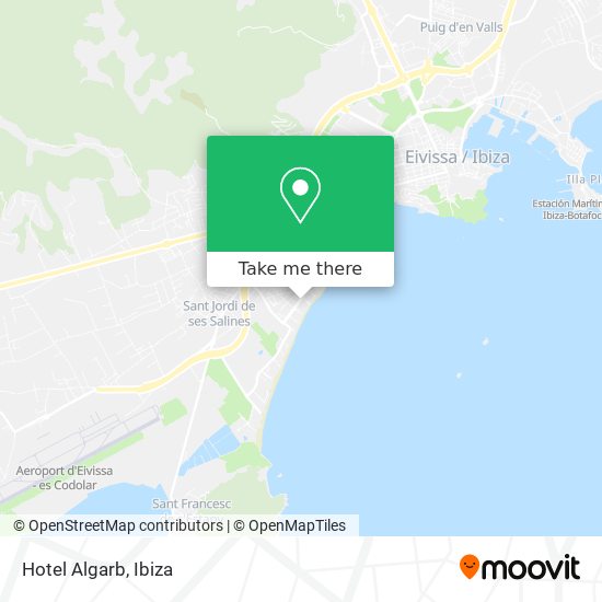 Hotel Algarb map