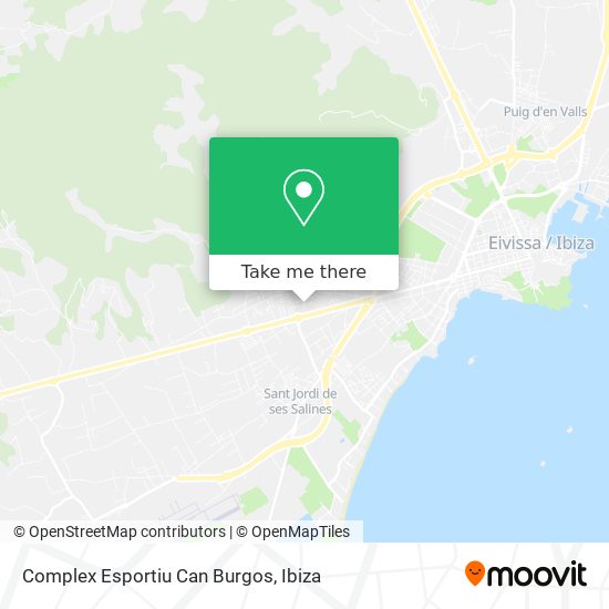 Complex Esportiu Can Burgos map
