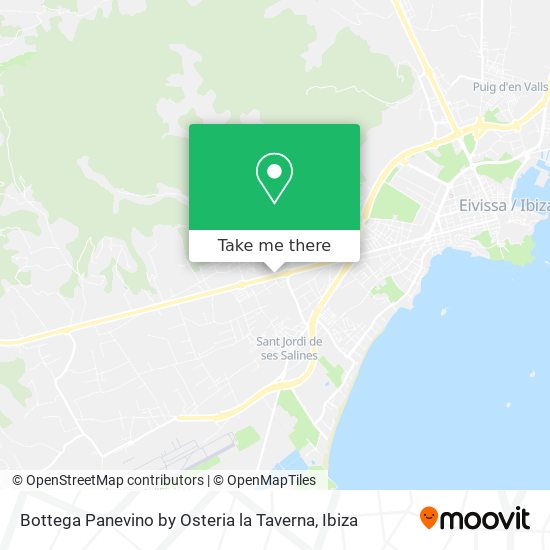 Bottega Panevino by Osteria la Taverna map