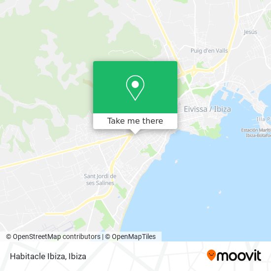 Habitacle Ibiza map