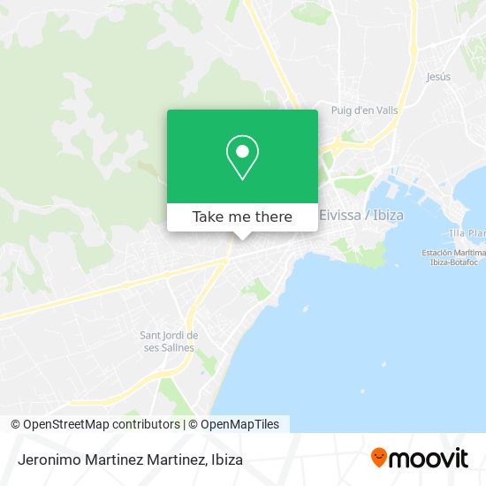 Jeronimo Martinez Martinez map