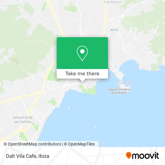 Dalt Vila Cafe map