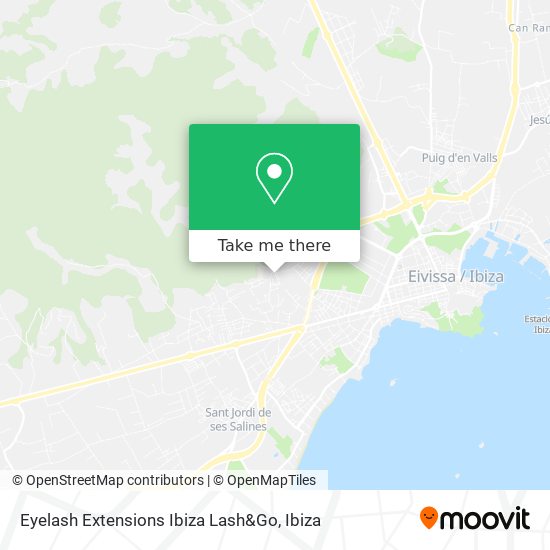 Eyelash Extensions Ibiza Lash&Go map