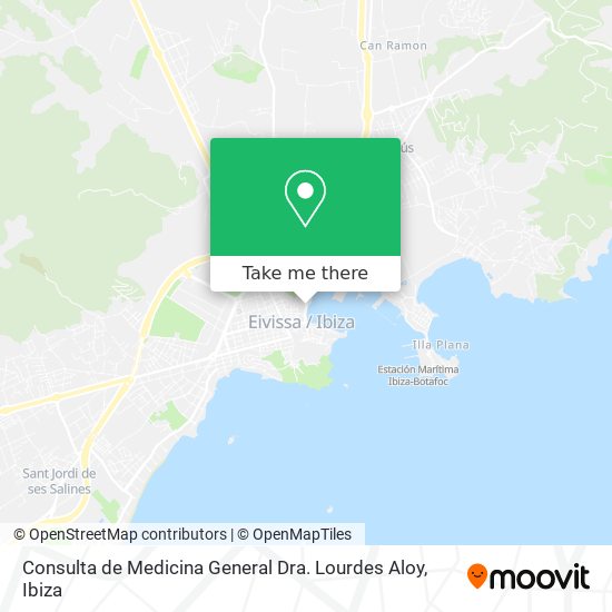 Consulta de Medicina General Dra. Lourdes Aloy map