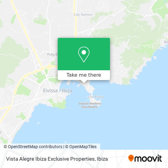 Vista Alegre Ibiza Exclusive Properties map