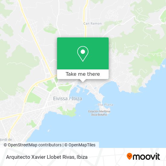 Arquitecto Xavier Llobet Rivas map