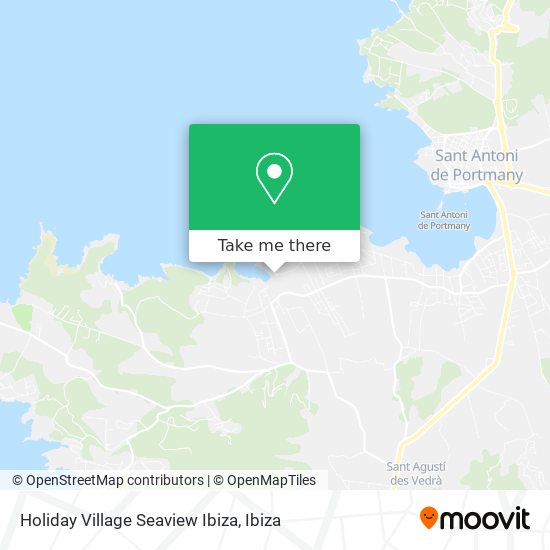 Holiday Village Seaview Ibiza map