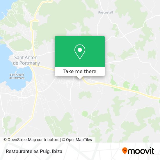 mapa Restaurante es Puig